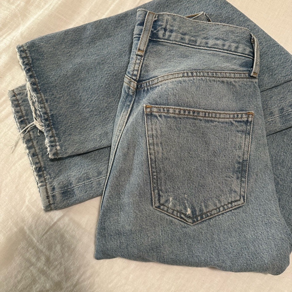 Agolde Lana high rise straight leg jeans